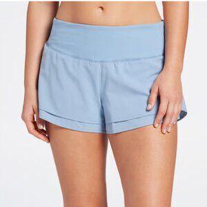 NWT CALIA Women’s Kick It Up Mid Rise Shorts Performance Shorts XXL Blue Cove